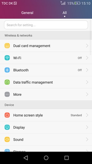 Select All and Wi-Fi
