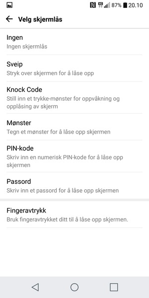 Velg Mønster