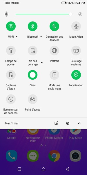 Désactiver le Wi-Fi et le Bluetooth