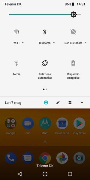 Disattiva Wi-Fi e Bluetooth