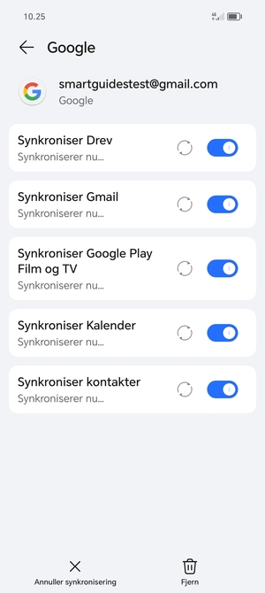 Dine kontakter fra Google vil nu blive synkroniseret til din smartphone