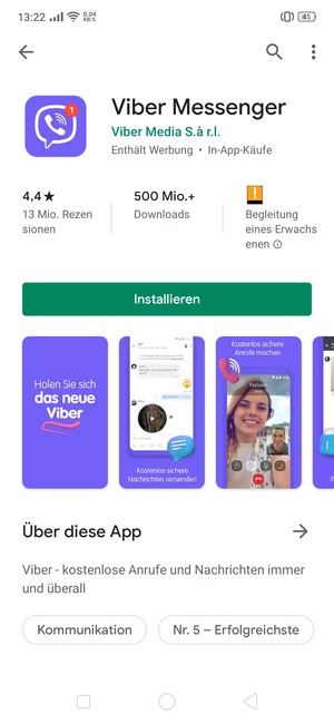 Wählen Sie Installieren