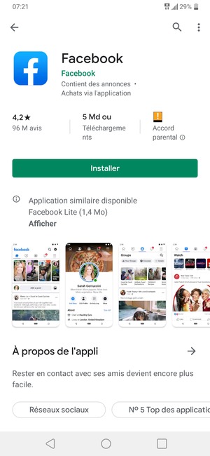 Sélectionnez Installer