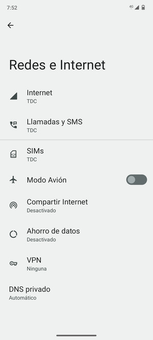 Seleccione SIMs