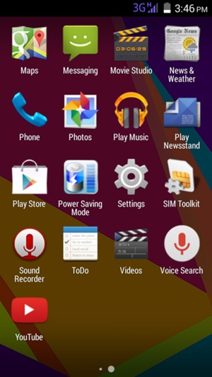 Scroll to and select Settings