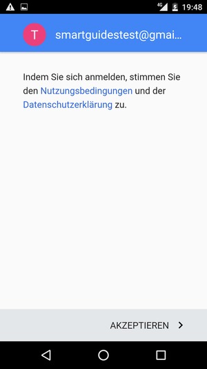 Wählen Sie AKZEPTIEREN
