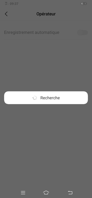 Veuillez attendre la fin de la recherche
