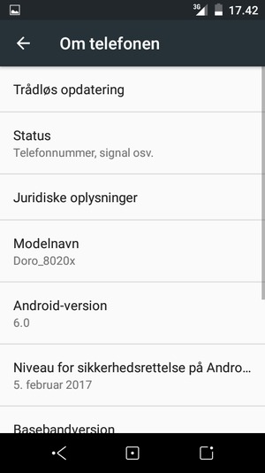 Vælg Trådløs opdatering
