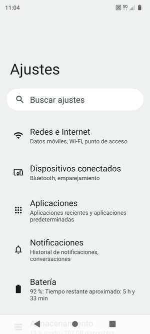 Seleccione Redes e Internet