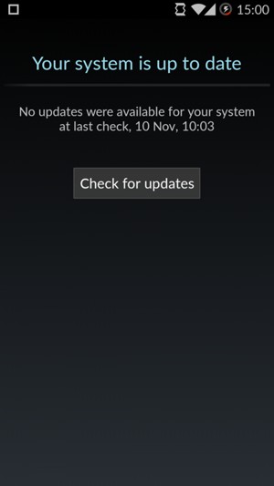 Select Check for updates