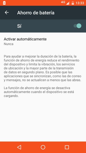 Active Ahorro de batería