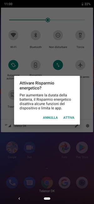 Seleziona ATTIVA