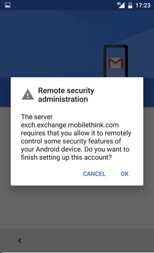 Select OK
