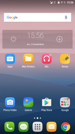 Sélectionnez Applis