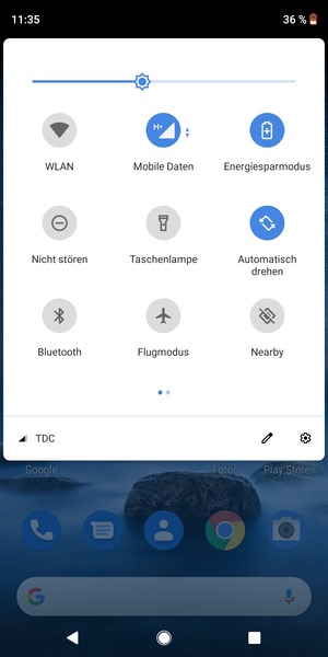 Wählen Sie die Einstellungen-Taste