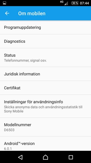 Välj Programuppdatering