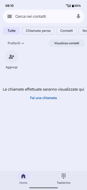 Seleziona Tastierino