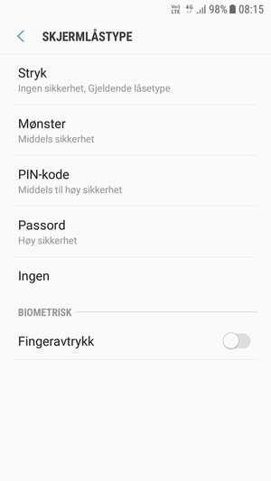 Velg Mønster