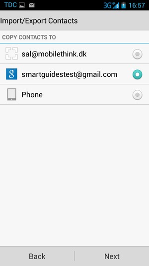 If you see this screen, select your Google account and select Next