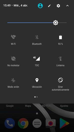 Desactive Ubicación