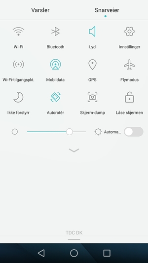 Slå av Wi-Fi og Bluetooth