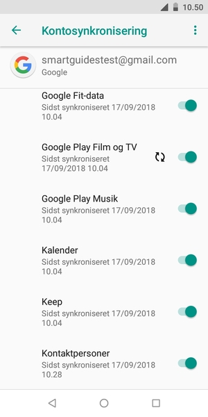 Vælg Menu-knappen