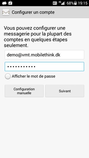 Saisissez votre adresse e-mail et votre mot de passe. Sélectionnez Suivant