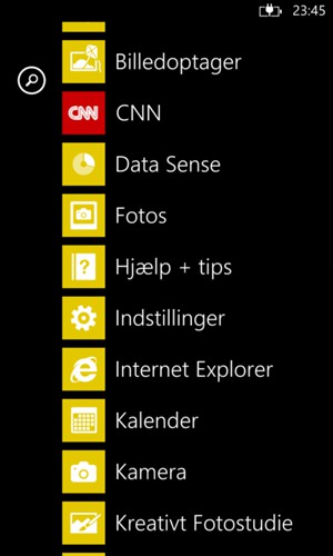 Vælg Indstillinger