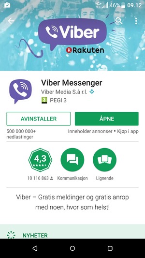 Velg ÅPNE