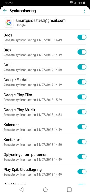 Vælg Menu-knappen