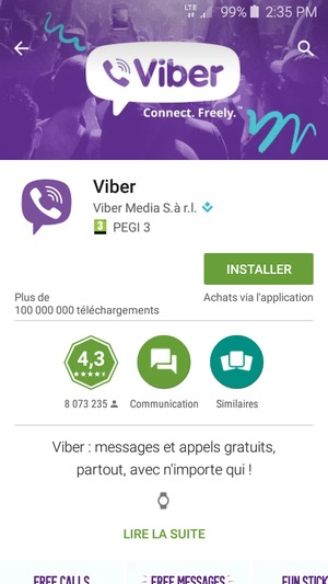 Sélectionnez INSTALLER