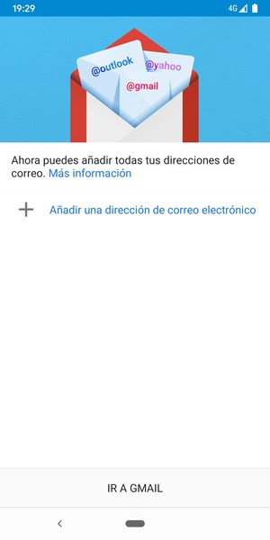 Seleccione Añadir una dirección de correo electrónico