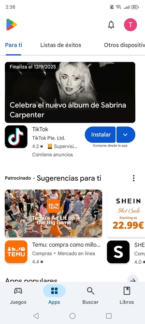 Seleccione Buscar
