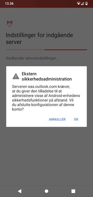 Vælg OK