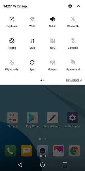 Veeg naar links