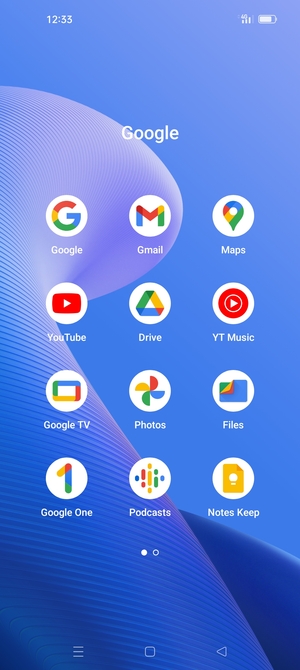 Sélectionnez Gmail