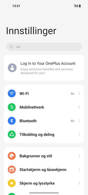 Velg Mobilnettverk