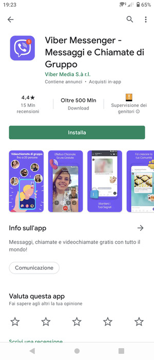 Seleziona Installa