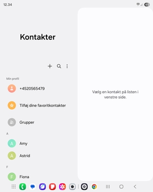 Vælg Menu-knappen