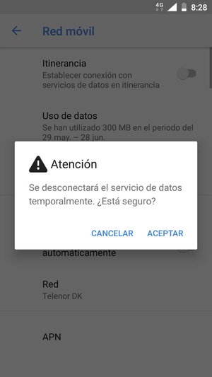 Seleccione ACEPTAR