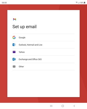 Select Exchange and Office 365