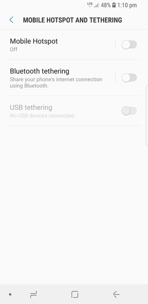Select Mobile Hotspot
