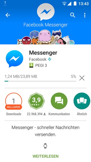 Warten Sie, bis der Installationsprozess  beendet ist