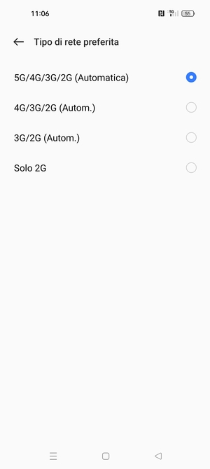 Seleziona la tua opzione preferita