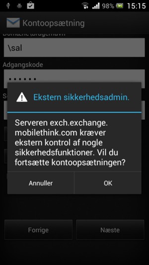 Vælg OK