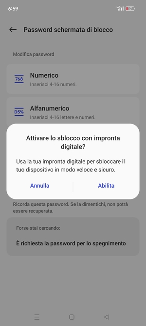 Seleziona la tua opzione preferita