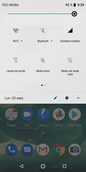 Régler la luminosité au niveau souhaité