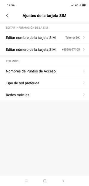 Seleccione Tipo de red preferida