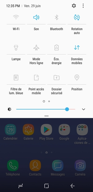 Régler la luminosité au niveau souhaité