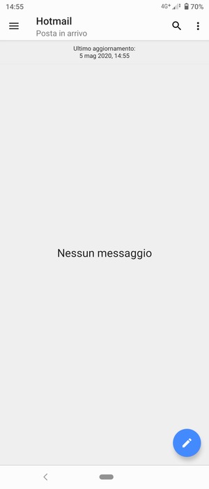 Il tuo Hotmail è pronto per l'uso